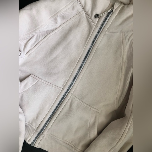 Lululemon Scuba Oversized Full Zip White Opal XS / S EUC! - Picture 6 of 14